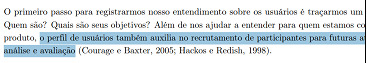 Referência do item